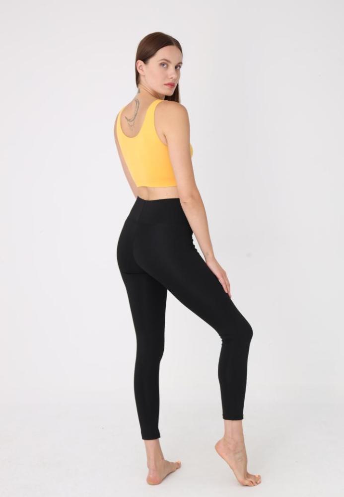 Bustieră Lejeră cu Bretele Late – Fără Push-up,Culoare Galben,Engros